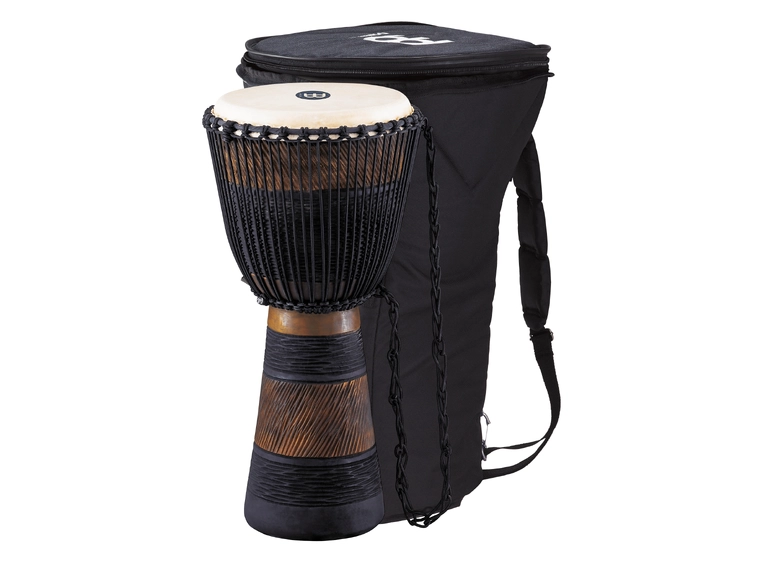 Meinl ADJ3-L African Djembe, Large m/Bag (12") Brown/Blk (G) 